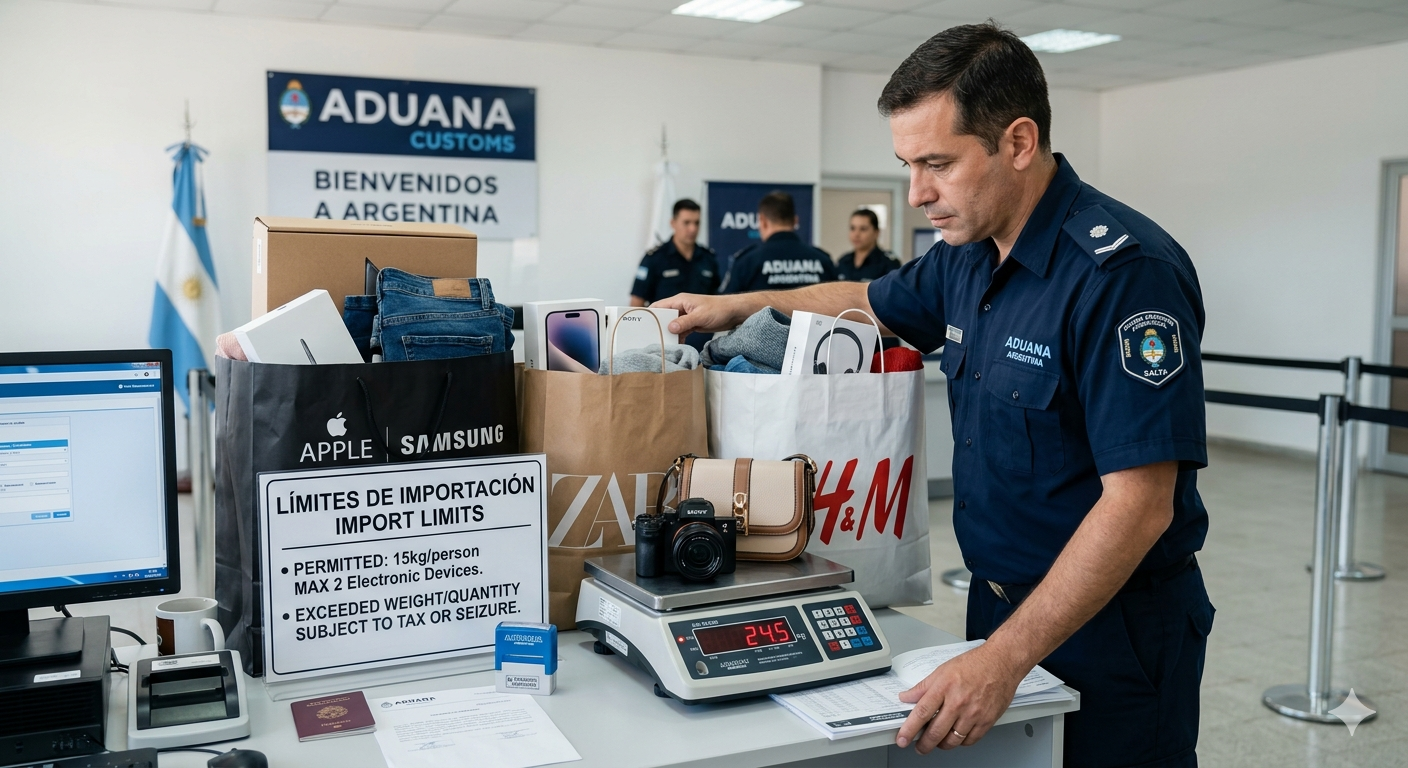 Aduana argentina límites